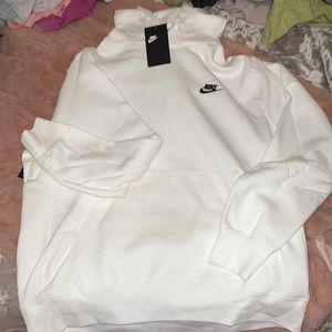 White Nike hoodie